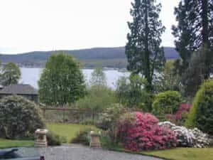 garden looking towards Loch