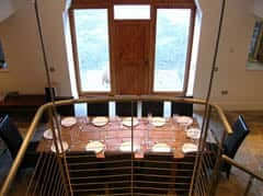 extended dining area