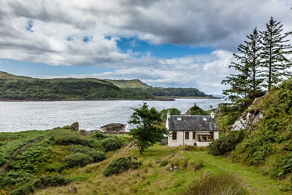 Loch and sea view