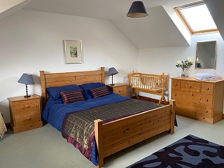 spacious double bedroom
