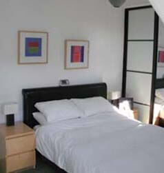 king-sized bedroom
