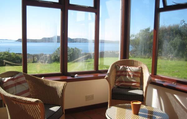 conservatory with sea views