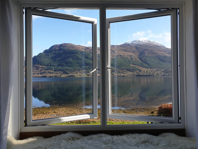 cottage with loch view