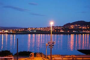 lights over the water