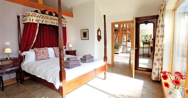 Knoydart luxury master bedroom with 4 poster bed