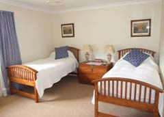 twin bedded room