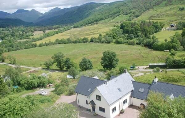 ariel view of house in Glen