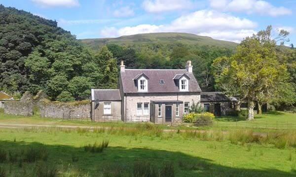 holiday cottage over-looking Loch Fyne