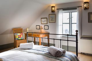 king size master bedroom wifi area and TV