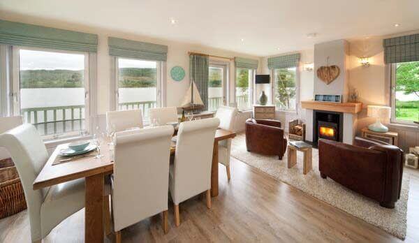sitting room and wood burning stove