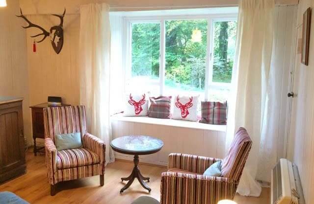 sittingroom overlooking Loach Awe