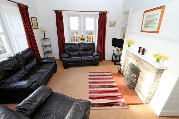 Scottish lodge sitting room