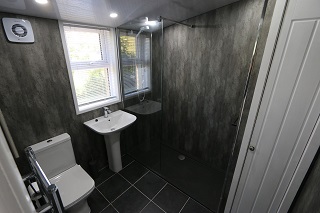 large shower room