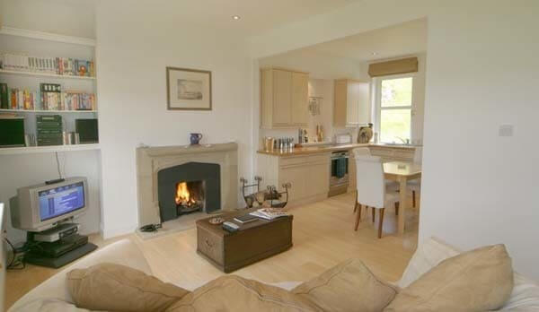 large open plan living area