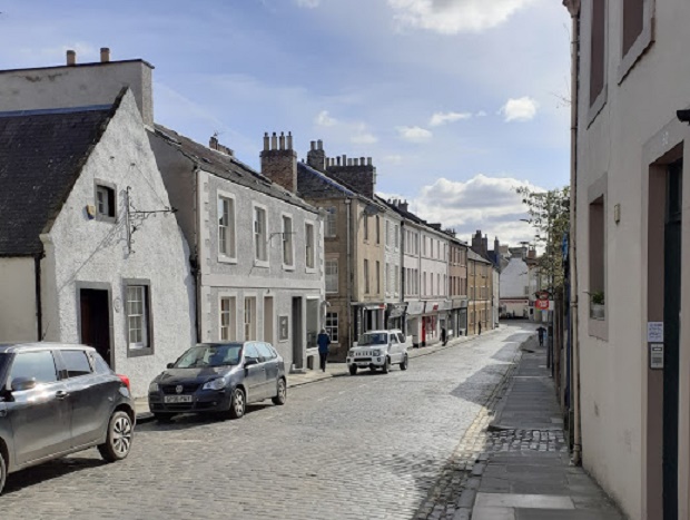 Cobblestone Corner Kelso town centre