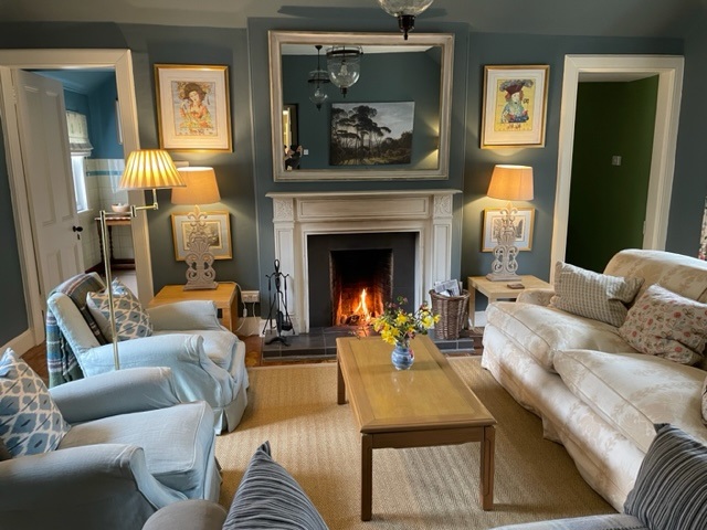 light airy country sitting room