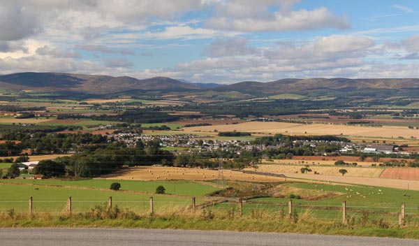 Laurencekirk Garvock Hill view