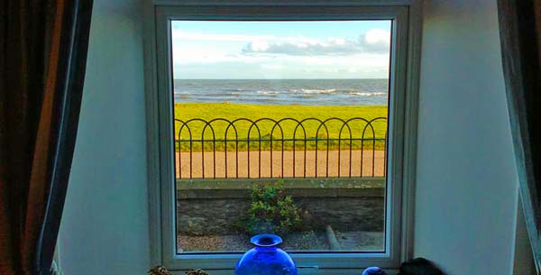 sea view from cottage