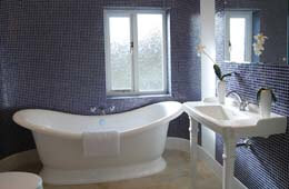 luxury tiled bathroom