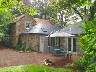 Cottage in castle grounds