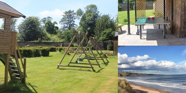 childrens play area, beach and holiday activities
