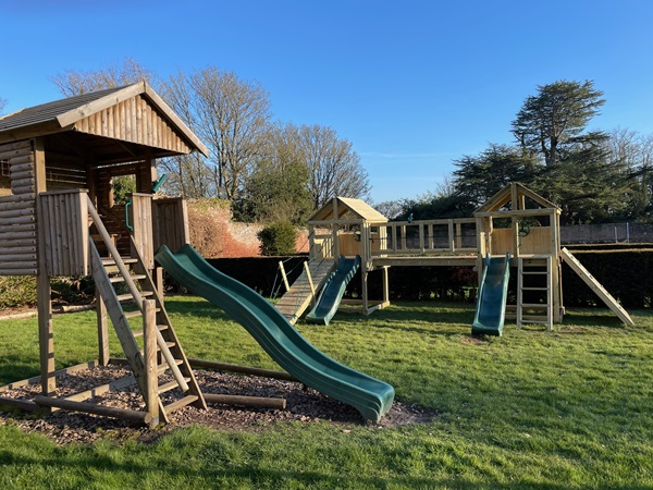 walled garden childrens play equipment