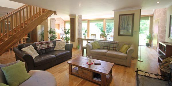 large sitting area