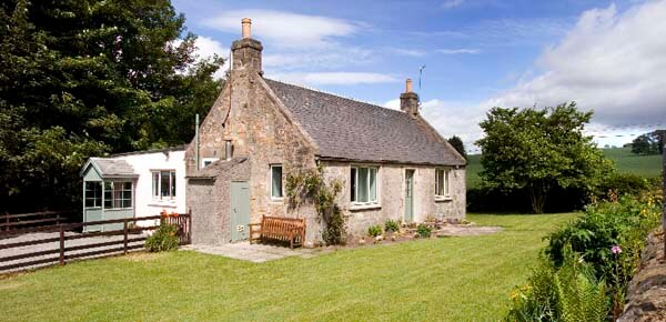 rural stone country cottage