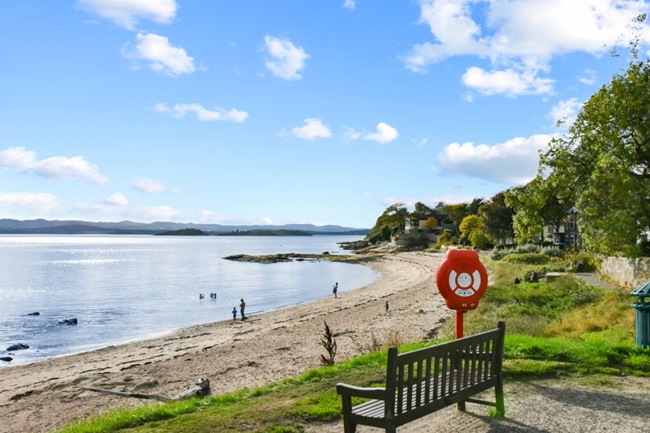 sandy beach Aberdour