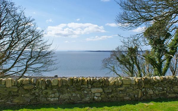 sea view from garden