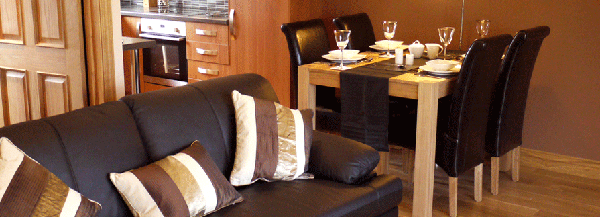 Modern kitchen dining room