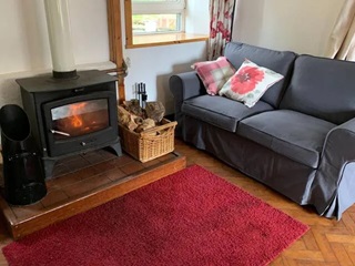 wood burning stove