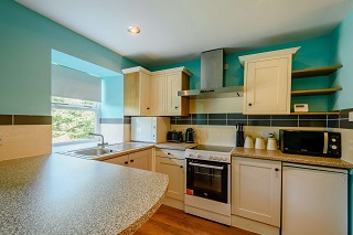 open plan kitchen