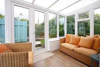 conservatory / sun room with great view out to sea!