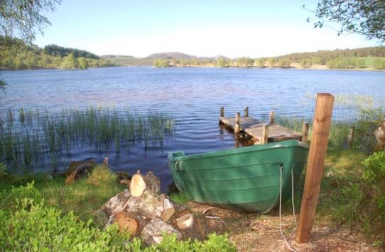 boat on Loch Knockie