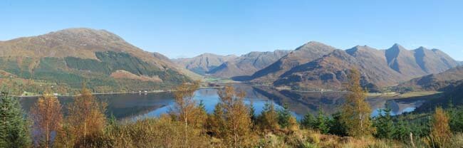 Loch Duich and the Five Sisters of Kintail