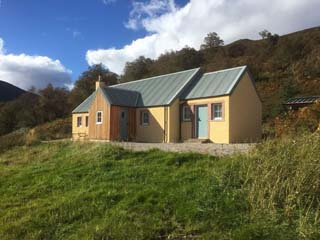 remote cottage in Scotland