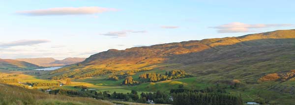 Loch and highlands