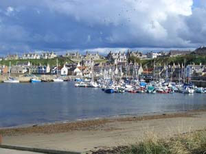 seaside view from beach