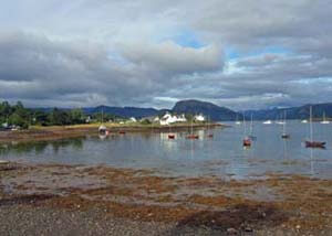 highland mountain backdrop