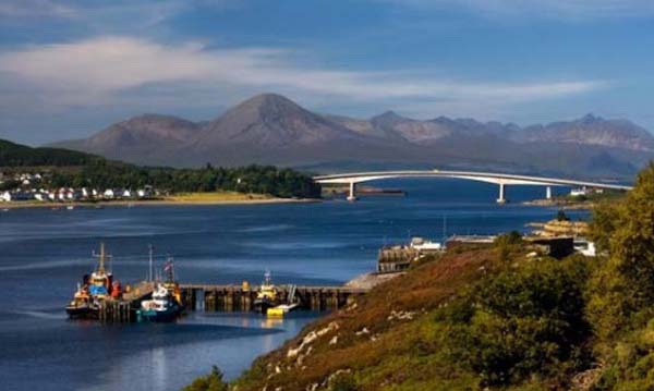 Plockton and bridge to Skye