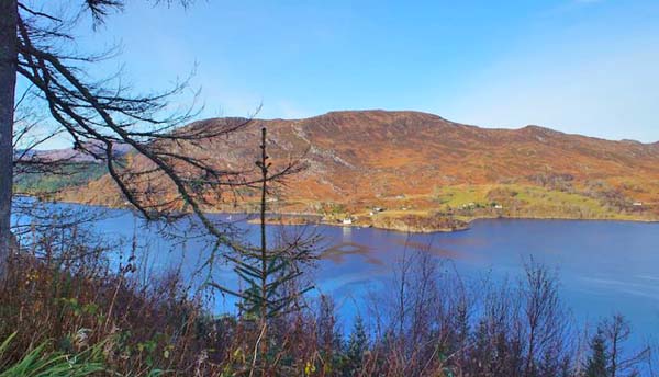 Plockton selfcatering for 8 people over looking the sea