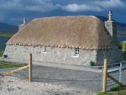 isolated cottage in Scotland