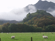 St Fillans at the end of Loch Tay, Perthshire