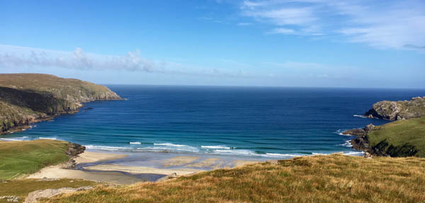 West coast sandy beach