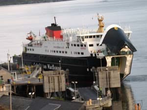 Arrive by ferry at Tarbert
