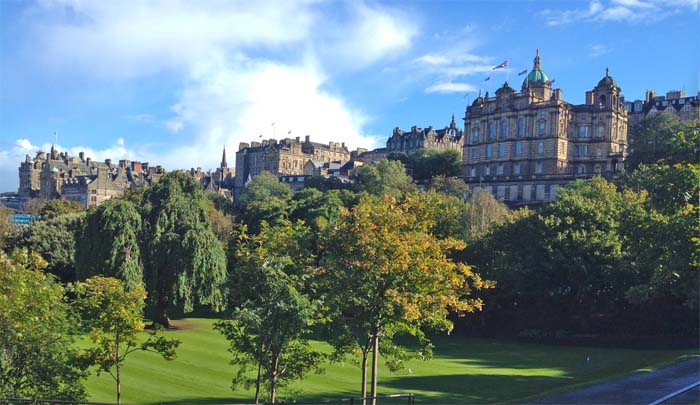 Edinburgh city gardens