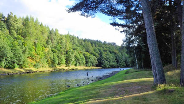 River fishing in Scotland