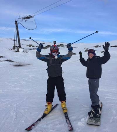 skiing in Scotland