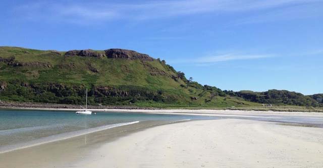 Calgary bay beach on Isle of Mull